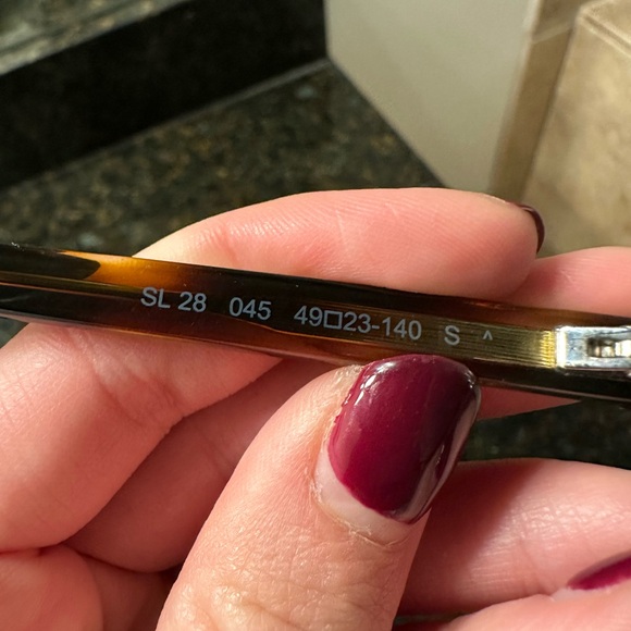 Saint Laurent NWT SL 28 Sunglasses in Dark Tortoise Brown - Picture 5 of 9